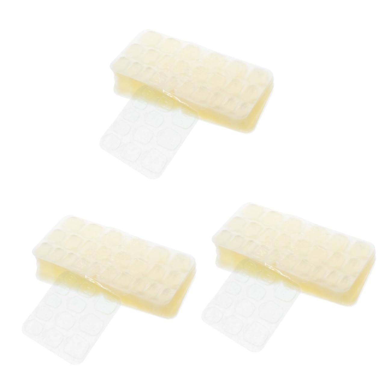 Gatuida 150sheets Double-Sided Nail Adhesive Tabs for Artificial Nails Easy to Apply Strong Adhesion Material for Supplies