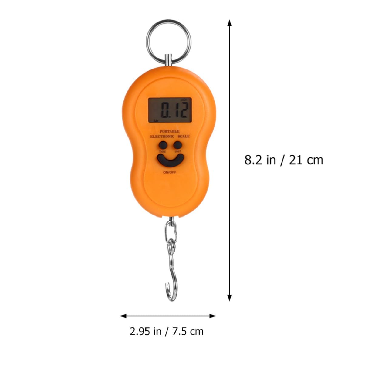 Alipis Handheld Electronic Hook Scale for Fishing and Kitchen Use Portable Weight Balance Lightweight Design Tare Function Chic Gourd Shape Energy Saving Device