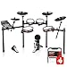 Donner Drum Throne Set, Padded Seat Height Adjustable, 5A Drumsticks Included DED-300X Electronic Drum Set, Electric Drum-Kit with 10