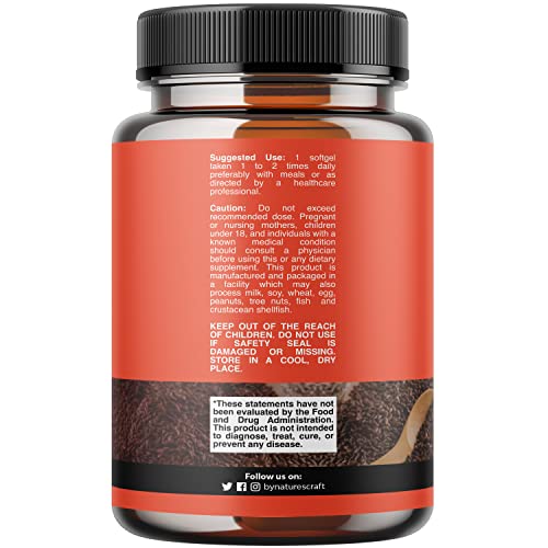 Omega Flaxseed Oil 1000Mg Softgels - Flax Seed Oil Softgel For Brain Support Constipation Relief Cycle Support And Heart Health Supplement - Natural Omega 3 6 9 Supplement For Hair Skin And Nails #TOP1