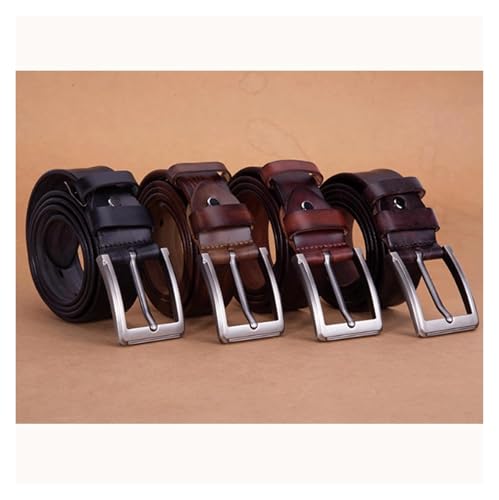 Mens Belts,Retro Belt Men Cowhide Classic Mens Belt With Alloy Buckle Trim To Fit For Dress Pants Jeans Belts4