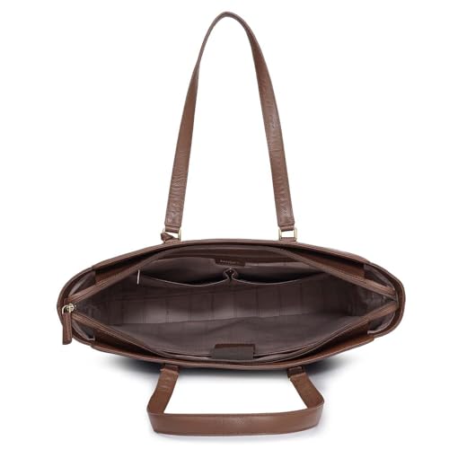 Image of Da Milano Leather Tote Bag for Women (02020OL)