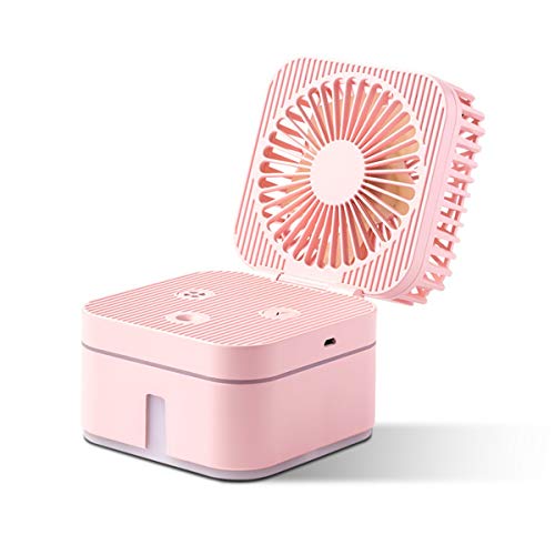 Meng Ultrasonic Air Portable Industrial For Car Diffuse Humidifier Spray Fan Desktop Office Household USB Humidifier Fan Color Pink Meng Ultrasonic Air Portable Industrial For Car Diffuse Humidifier Spray Fan Desktop Office Household USB Humidifier Fan Color Pink