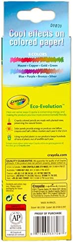 Crayola Metallic Colored Pencils, Multi-Colour, 8 Count (Pack of 1)