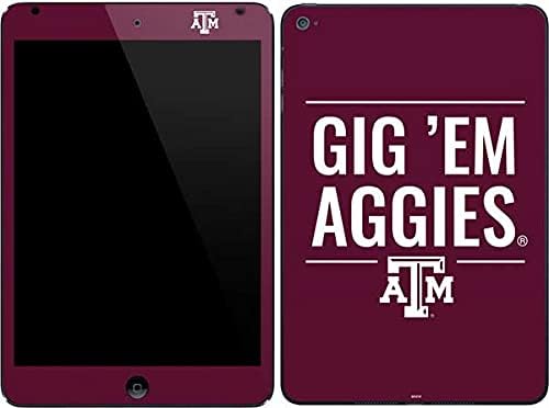 Skinit Decal Tablet Skin Compatible with iPad Mini 4 - Officially Licensed Texas A&M University Gig Em Aggies Design