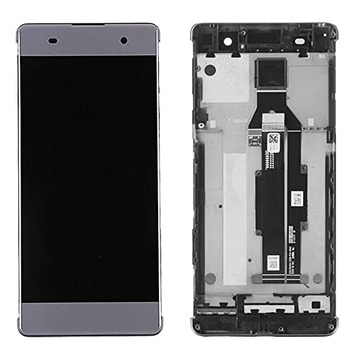 SHOWGOOD Écran tactile LCD de rechange pour Sony Xperia XA F3111 F3113 F3115 Blanc avec cadre