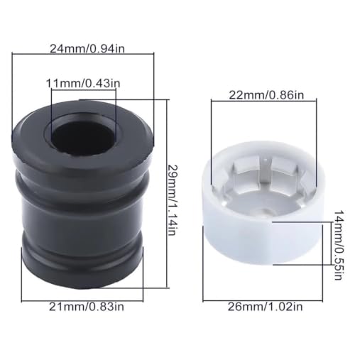 Cubiertas de búfer de montaje AV tipo tapón protector para MS290 3