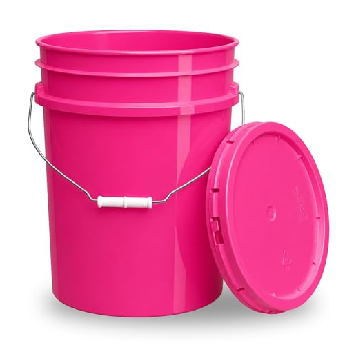 5 Gallon Bucket - Food Grade wLid BPA-Free12 Pack - White | Airtight Gasketed Tear Strip Lid Heavy-Duty 90 Mil HDPE Plastic Pail Bulk Storage Food Safe Durable Container Made in USA product thumbnail 15