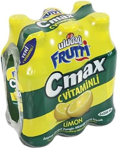 Uludağ Frutti C Max Limon Aromalı C Vitaminli 6X200Ml.