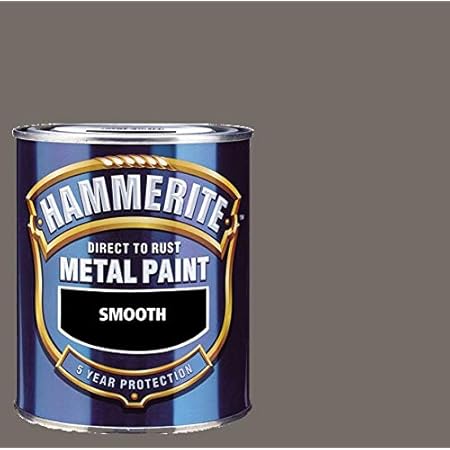 Hammerite Smooth Direct To Rust 750ml Mercury Grey Amazon Co Uk Diy Tools