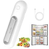 SKJJM Deodorante per Frigorifero, Eliminatore di Odori Riutilizzabile per Frigo, Profumatore Frigorifero, Mini Generatori di Ozono Deodoranti, 2 Modalità per Frigorifero, Armadio, Auto