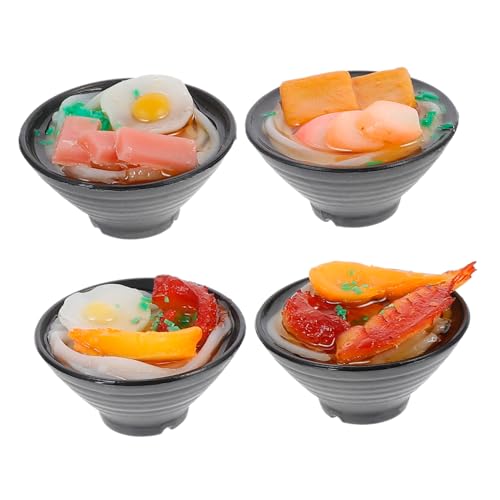 LAPYAPPE Aimants Réfrigérateur Nouilles 3D Lot De 4 Pièces Décoration Magnétique Colorée pour Frigo La Cuisine Pratique Solide