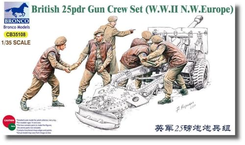 Artillerie britannique Bronco 1/35 pour créer un diorama militaire réaliste d'Europe