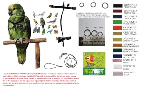 Arnés de loros ajustable para evitar escapes con cuello elástico de 3 mm 3