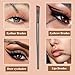 Andibro 50 Pieces Disposable Angled Eyebrow Brushes, Bulk Brow Tint Brushes Flat Tapered Eyebrow Concealer Brush Eye Shadow Applicator Sticks for Women Salon Beauty Cosmetic Makeup Tool Esthetician