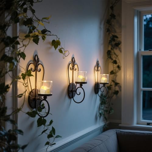 Image of 24 Pack LED Timer Tea Lights Battery Operated, Flameless Flickering Electric Timer Votive Candles, Outdoor Flicker Fake Tealight Candles Bulk for Halloween Pumpkin Light Christmas Decorations