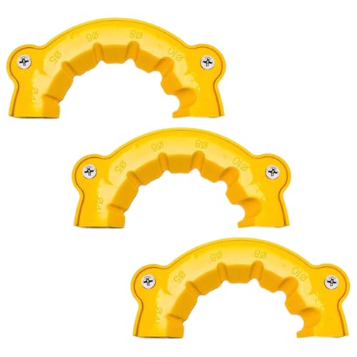 VARKAGE 3-Pack Bohrer Schleifen mit Flex, Mehrzweck Bohrerschleifgerät, Tragbare Bohrerschärfgerät für Alle Bits