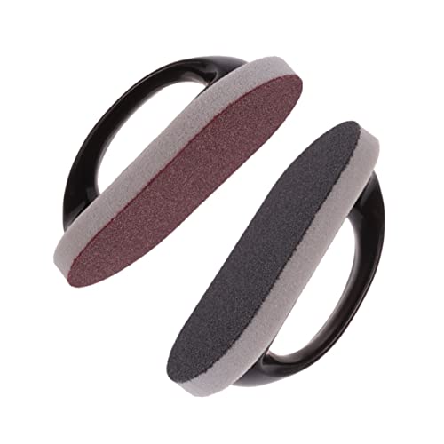 Healeved 2Pcs Sponge Brush with Handle Durable Cleaning Scouring Pad for Tough Messes Comfortable Grip Non Scratch Design for Dishes Pots Pans and Bathroom Cleaning