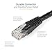StarTech.com 6ft CAT6 Ethernet Cable - Black CAT 6 Gigabit Ethernet Wire -650MHz 100W PoE++ RJ45 UTP Molded Category 6 Network/Patch Cord w/Strain Relief/Fluke Tested UL/TIA Certified (C6PATCH6BK)