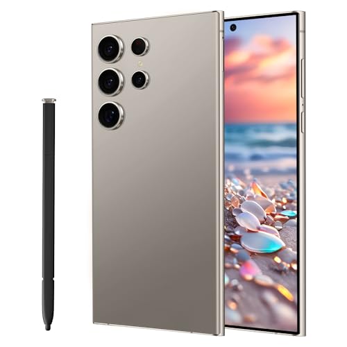 I25 Ultra Smartphone 8+256GB, 6.99" FHD+ Display, Snapdragon 8 Gen 3, 7000mAh, 68MP+108MP Cameras, Stylus Pen, Fingerprint & Face Unlock, GPS (Brown)