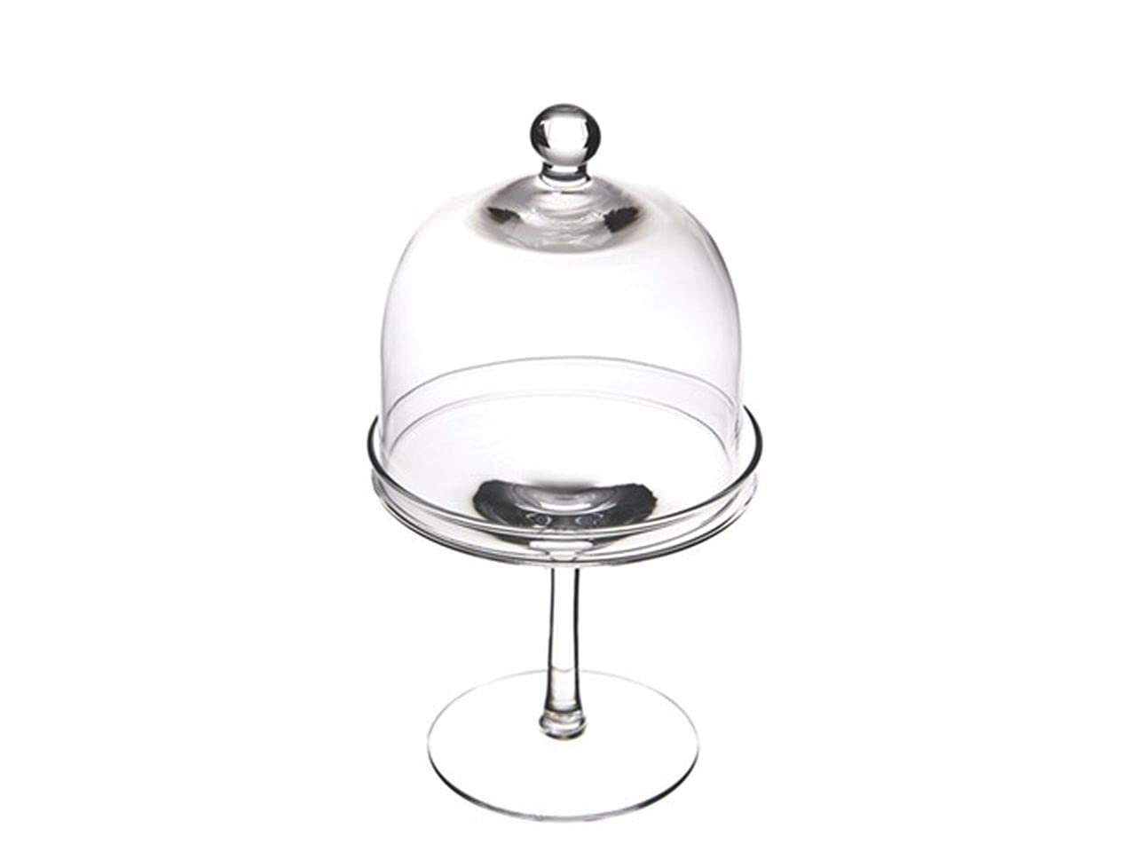Alzatina Per Dolci Con Cupola In Vetro - 18.5 Cm Altezza, Diametro 10 Cm - Foto 3