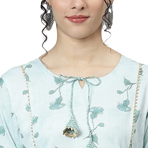 Image of NAINVISH Cotton Blend Kurti Kurta Pant for Womens | Kurtas Pant for Women | Womens Kurta Kurti Set | Best Kurtas Set for Women