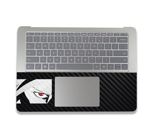 Image of MightySkins Carbon Fiber Skin Compatible with Microsoft Surface Laptop Studio 2 (2023) Full Wrap Kit - Anime Eye | Protective, Durable Textured Carbon Fiber Finish | Easy to Apply | Made in The USA