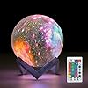 Moon Lamp Galaxy Lamp Upgraded Timing 71 Inch 16 Colors 3D Moonlight Galaxy LightMoon Night Light for AdultsKids Lamp Moon Gifts for Women Girls Boys Bedroom