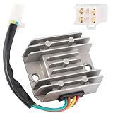 YINNCKE Voltage Regulator Rectifier 4 Wire Fits For GY6 50cc 60cc 80cc 125cc 150cc CG125cc 150cc 200cc 250cc ATV Dirt Bike Go Kart Moped Scooter Taotao