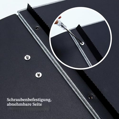 Yopih Selbstklebendes Fotoalbum 28x27 cm für 10x15, 13x18, 20x25 cm Bilder, DIY Fotoalbum zum Selbstgestalten, 40 Selbstklebende Seiten mit Metallstift, Hochzeit Baby Reise Geschenk, Grün