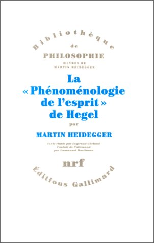 La phenomenologie de l'esprit de hegel