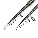 Eioflia Carbon Casting Rod Carbon Fiber Portable Telescopic Fishing Pole 2.7m,Fishing Gear
