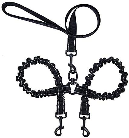 Double Dual Dog Lead,Petender No Tangle Dog Leash with Padded Handle for Two Dogs(5-6 Feet)