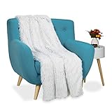 Vielseitig: Zum Darunter-Kuscheln auf der Couch, als dekorative Tagesdecke oder Sofaüberwurf oder zum Aufwärmen auf Terrasse und Balkon in lauen Sommernächten - Bietet Platz für 2 Personen