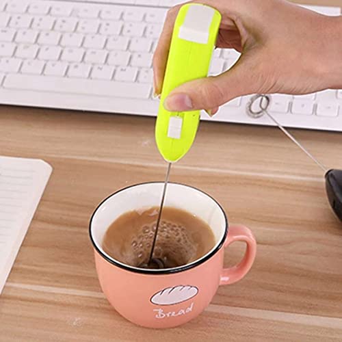 Mini Mixer a Pilas Inox Misturador Shake Café Chá Bebidas (Branco)