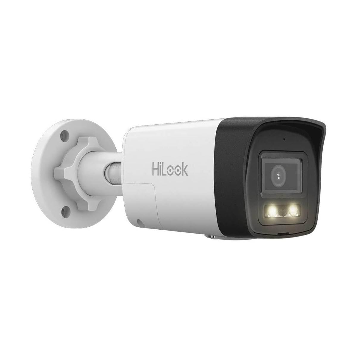 HiLook® by HIKVISION PoE Überwachungskamera Set mit 4X 6MP Bullet Kameras und Hybrid Light Nachtsicht Schwarz KI Person Fahrzeugerkennung 8CH NVR 4K 2TB HDD wetterfest App Steuerung Outdoor
