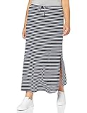 Maxirock Vila Womens VIDELL Maxi NOOS Skirt, Stripes:Snow White Navy Blazer, S