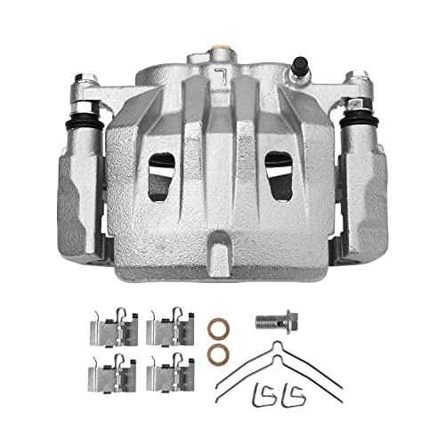 Image of Detroit Axle - Front Brake Kit for Toyota Highlander Lexus NX200t NX300 | NX300h RX350 RX450h, 12.91'' inch Disc Brake Rotors Brake Caliper Replacement