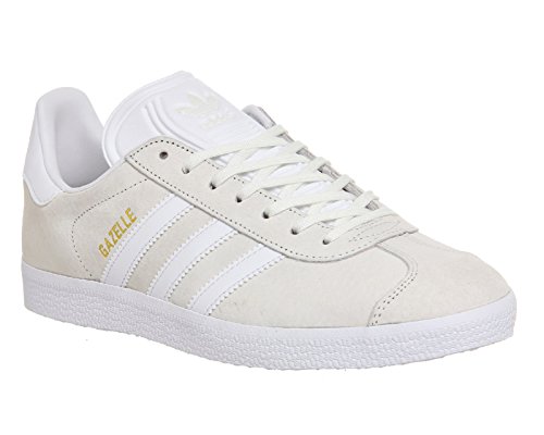 adidas Gazelle, Zapatillas Unisex adulto, Off White Gold Metalic, 44 EU