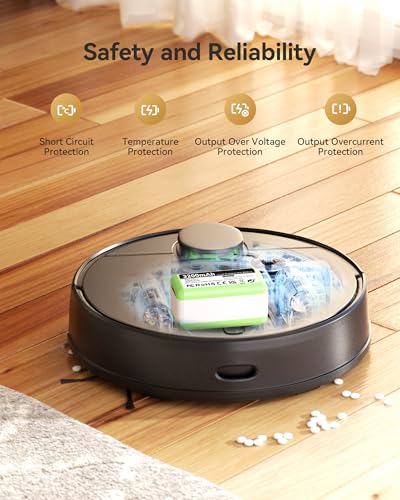 14.4V 3200mAh Ersatzakku für eufy RoboVac G10 G20 G30 G35 G40 Hybrid, Kompatibel mit RoboVac 11 11S 11S MAX 12 15C 15C Max 25C Max 30 30C 30 Max 35C, Ecovacs Deebot N79 N79S DN622, Tesvor X500 Akku