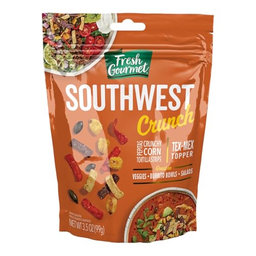 Image of Fresh Gourmet Savory Southwest Crunch Tex-Mex Topper, 3.5oz Resealable Bag
