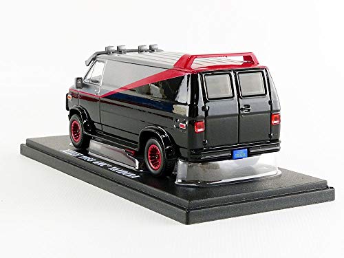 Greenlight - Coche en Miniatura, Modelo Furgoneta GMC Vandura de 1983 de El Equipo A, Escala 1/43 Original, 12 cm