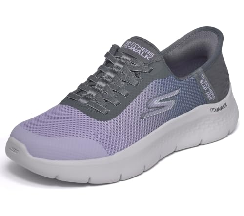 Image of Skechers Women's Go Walk Flex Grand Entry | Hands Free Slip-Ins, Air-Cooled Memory Foam Insole, ULTRA GO Cushioning, Machine Washable, Vegan