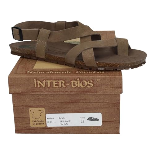 Sandales barefoot Inter-Bios 1004 confortables en cuir souple