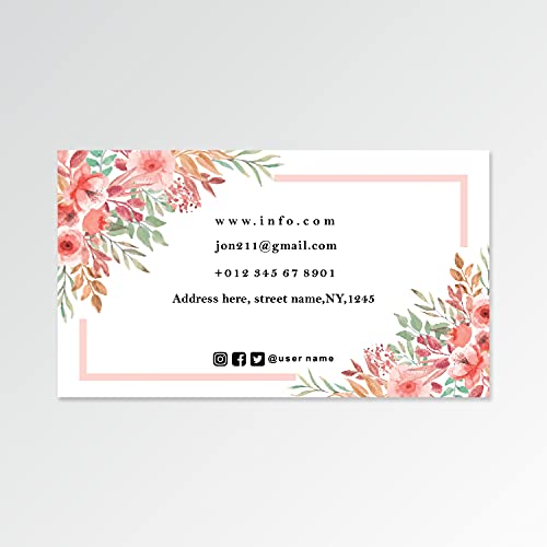 Biglietti da visita personalizzati personalizzati