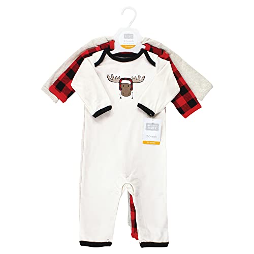 Image of Hudson Baby Baby Cotton Union Suit, 3 Pack