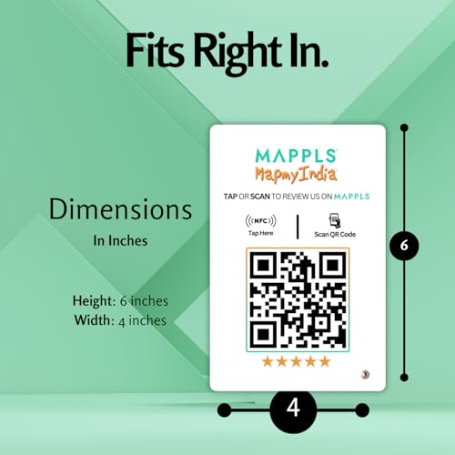Mappls Review NFC Standee with QR Code by tinydabba - 8