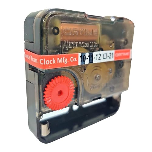Image of Epoxy Fusion12mm Wall Clocks Silent Movement Battery Operated Clock Movement and Needles, Quartz Wall Clock Movement Replacement Clock Machine with Hands (Only Movement Sweep and Silent)