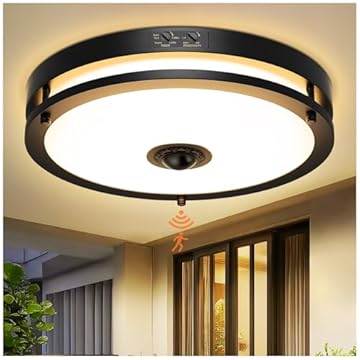 motion detector porch ceiling light