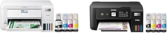 EpsonEcoTank ET-3830 Cartridge-Free Supertank Printer with Scan & EcoTank ET-2800 Cartridge-Free Supertank Printer with Scan and Copy â€“ The Ideal Basic Home Printer - Black